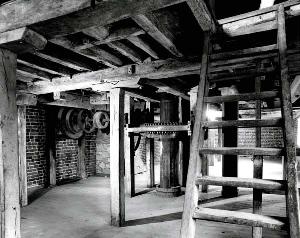 The first floor of Clophill Mill in 1983 [Z50/31/115]
